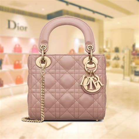 dior lady dior price pink|lady dior small price.